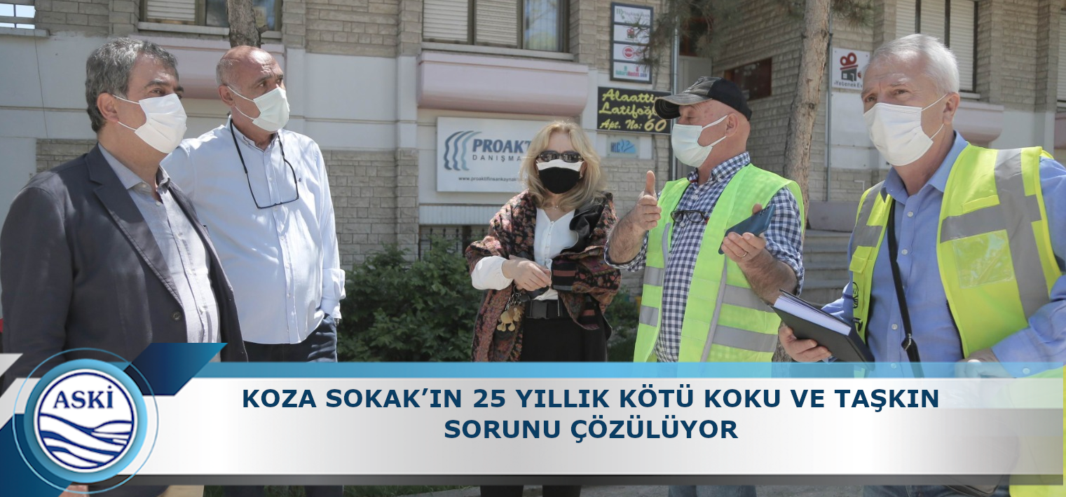 KOZA SOKAK’IN 25 YILLIK KÖTÜ KOKU VE TAŞKIN SORUNU ÇÖZÜLÜYOR