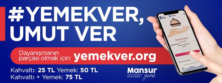ANKARA BÜYÜKŞEHİR BELEDİYESİNİN “YEMEK VER” KAMPANYASINA DESTEK YAĞIYOR