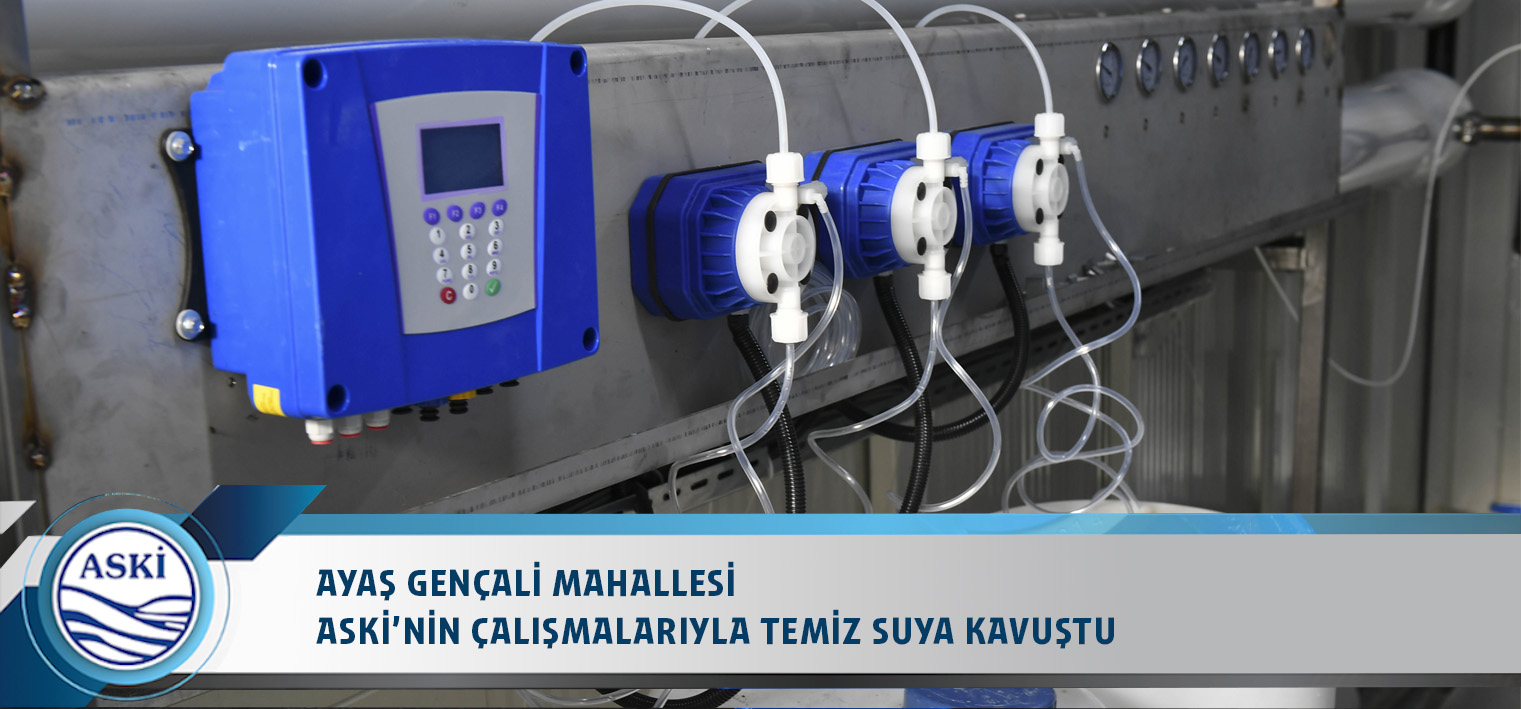 AYAŞ GENÇALİ MAHALLESİ ASKİ’NİN ÇALIŞMALARIYLA TEMİZ SUYA KAVUŞTU