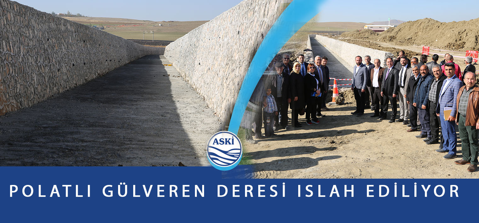 POLATLI GÜLVEREN DERESİ ISLAH EDİLİYOR