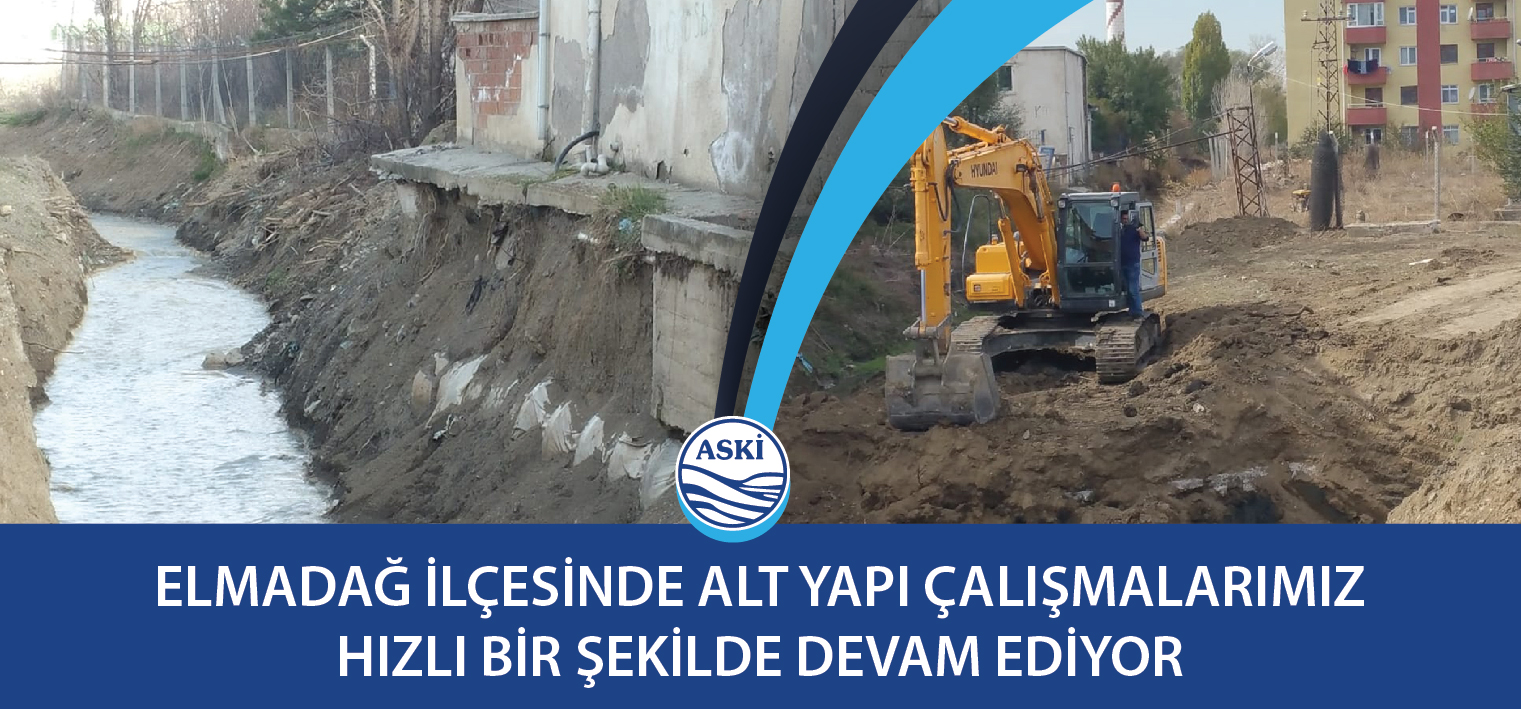 Elmadağ İlçesinde Alt Yapı Çalışmalarımız Hızlı Bir Şekilde Devam Ediyor