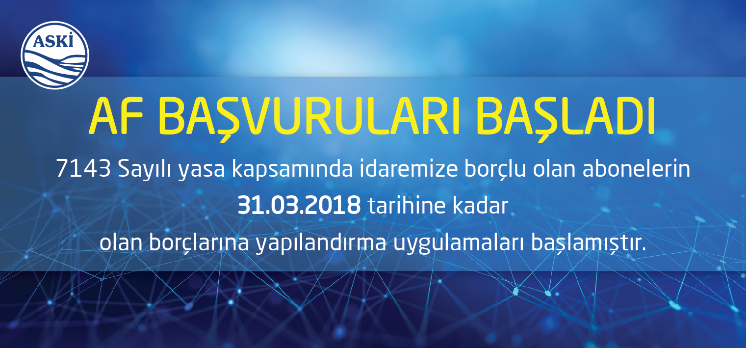 Af Başvuruları Başladı